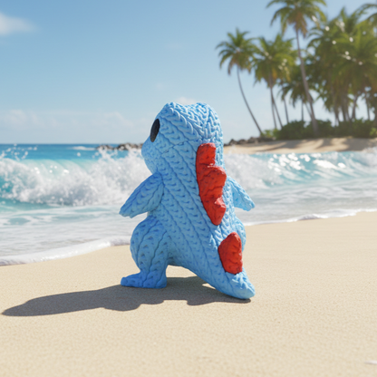 Knitted Water Creature – Cozy Sammlerfigur im Stricklook Whale 3D Studio