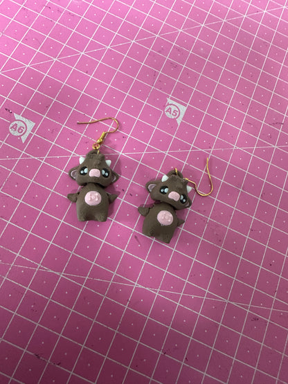 Cow Pixie Ohrringe – Magischer Ohrschmuck im Kuh-Look Layers in Green