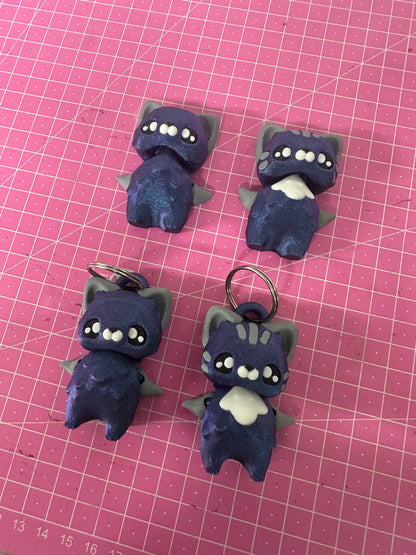 Cat Pixie mit Schlüsselanhänger – Magischer Begleiter für unterwegs Layers in Green