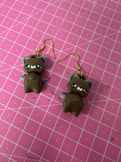 Cat Pixie Ohrringe – Magischer Ohrschmuck im Fantasy-Stil Layers in Green