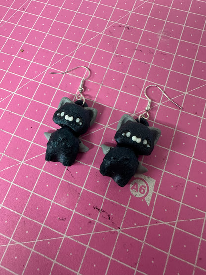 Cat Pixie Ohrringe – Magischer Ohrschmuck im Fantasy-Stil Layers in Green