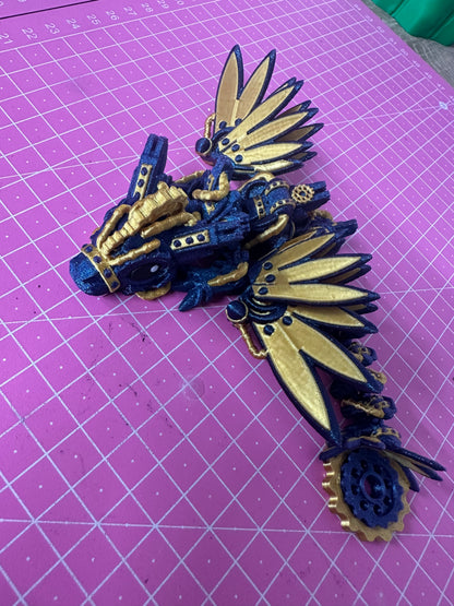 Baby Steampunk Dragon Winged – Fliegende Mechanik voller Magie Cinderwing3D