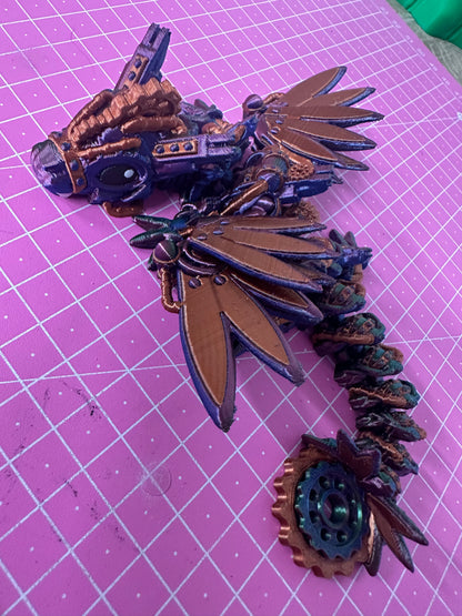 Baby Steampunk Dragon Winged – Fliegende Mechanik voller Magie Cinderwing3D