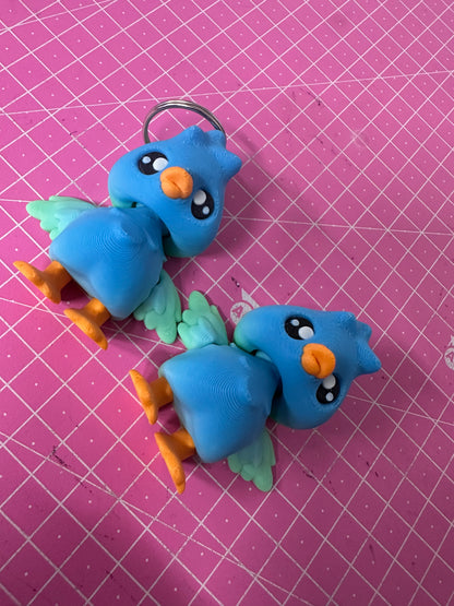 Goose Pixie mit Schlüsselanhänger & Frosch Aufbewahrung – Fantasie trifft Funktion Layers in Green