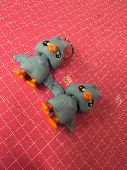 Goose Pixie mit Schlüsselanhänger & Frosch Aufbewahrung – Fantasie trifft Funktion Layers in Green