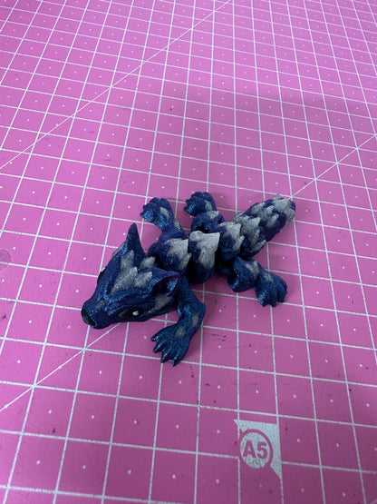 Tiny Wolf Crystal – Mystische Wolfsfigur mit Kristall-Flair Cinderwing3D