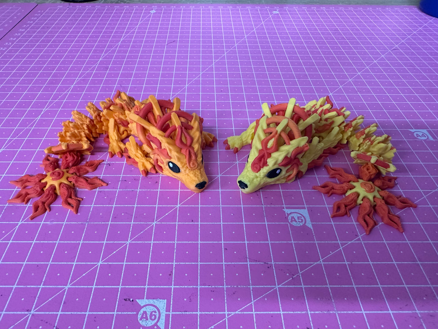 Baby Solar Dragon – Strahlende Drachenfigur in Normal & Winged Cinderwing3D