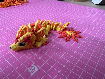 Baby Solar Dragon – Strahlende Drachenfigur in Normal & Winged Cinderwing3D