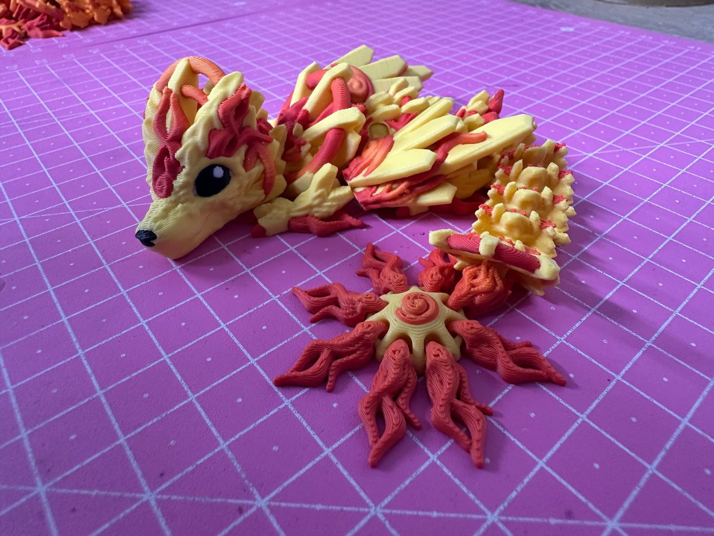 Baby Solar Dragon – Strahlende Drachenfigur in Normal & Winged Cinderwing3D