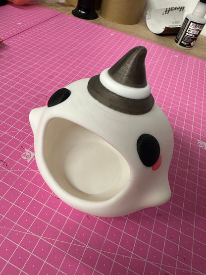 Spooki Klicker + Ghost – Niedliche Geisterfigur für Halloween Layers in Green