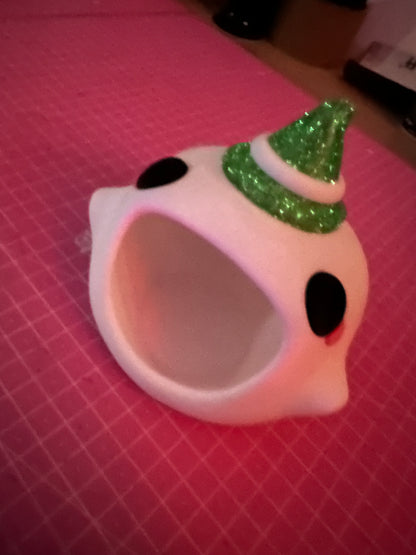 Spooki Klicker + Ghost – Niedliche Geisterfigur für Halloween Layers in Green