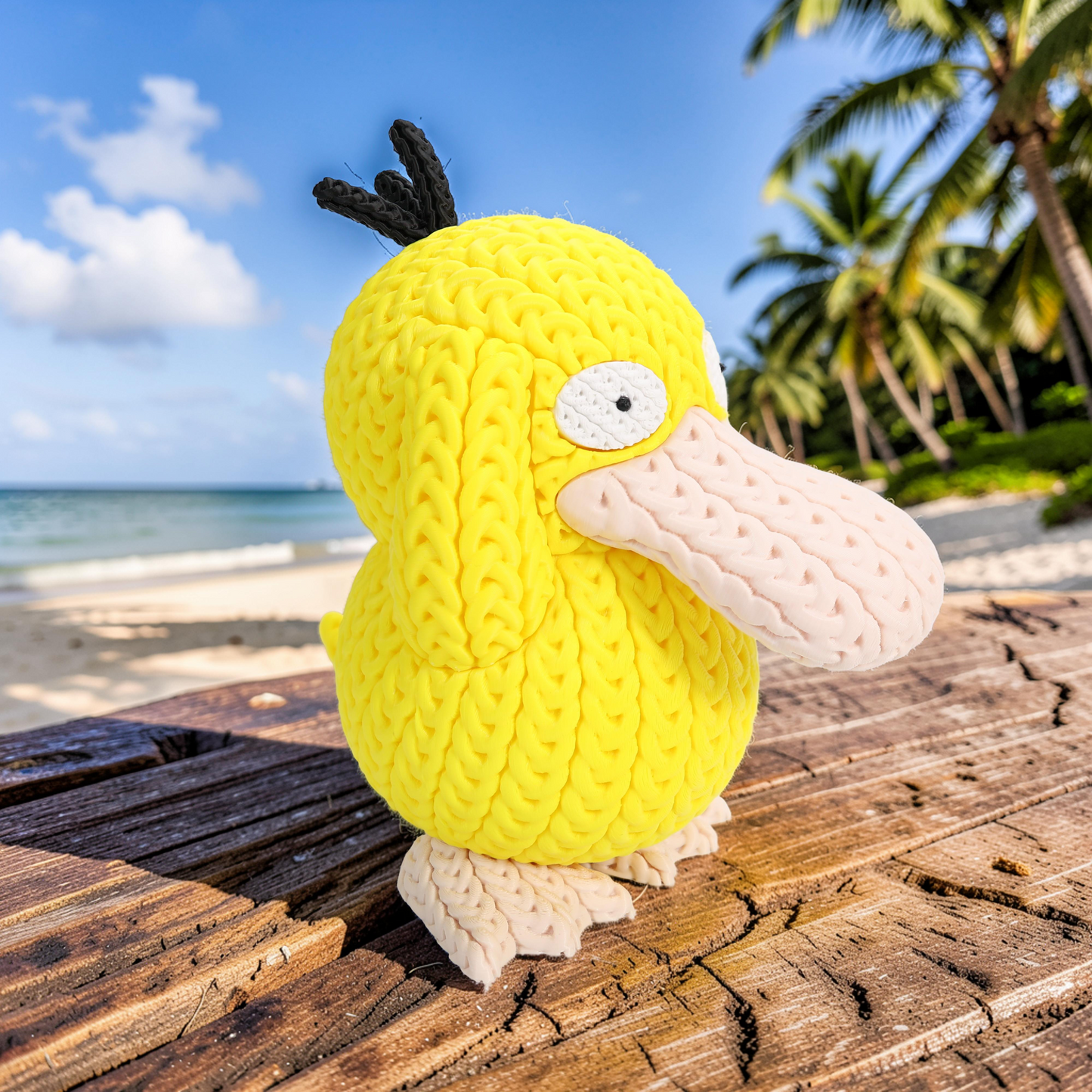 Knitted Monster – Verwirrter Wasserfreund im Strick-Look Whale 3D Studio