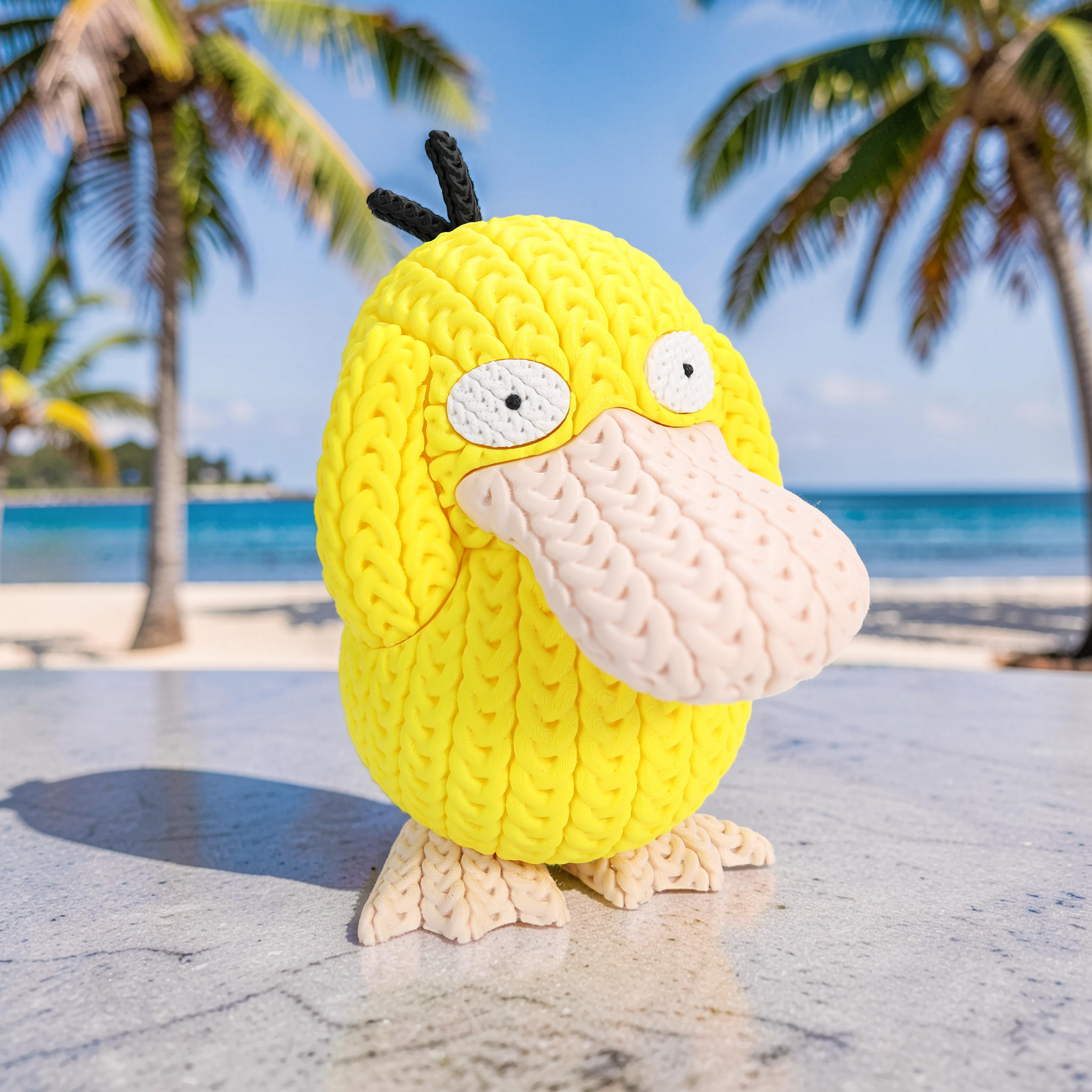 Knitted Monster – Verwirrter Wasserfreund im Strick-Look Whale 3D Studio
