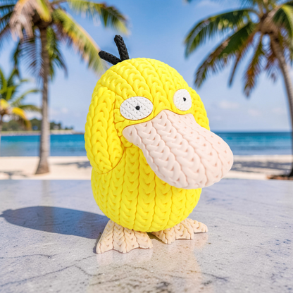 Knitted Monster – Verwirrter Wasserfreund im Strick-Look Whale 3D Studio