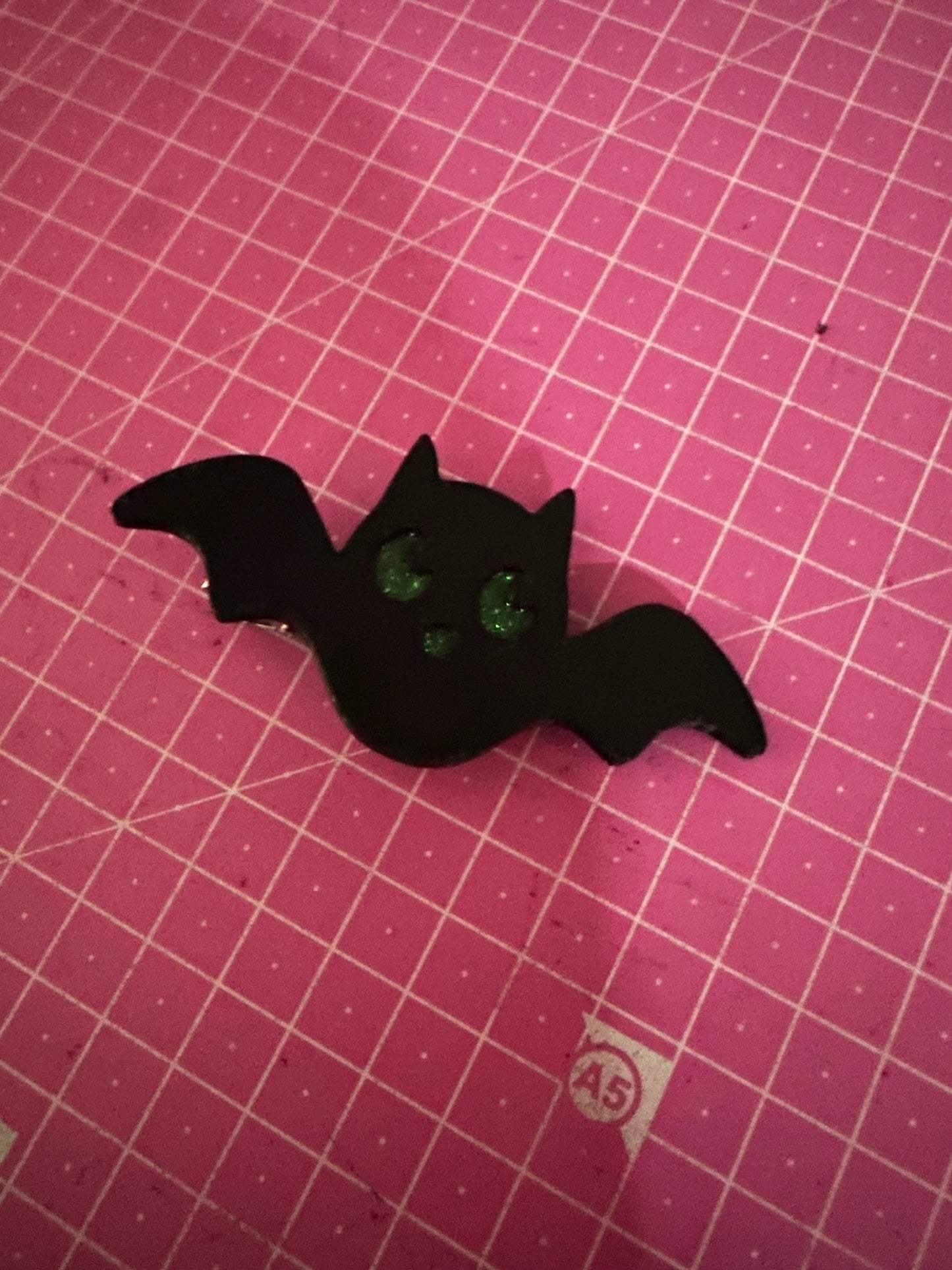 Halloween Bat Hairclip – Magischer Fledermaus-Haarschmuck 3D Miss Prints