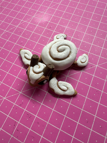 Cinnaswirl Turtle – Süße Zimtschnecken-Magie in Schildkrötenform Cinderwing3D