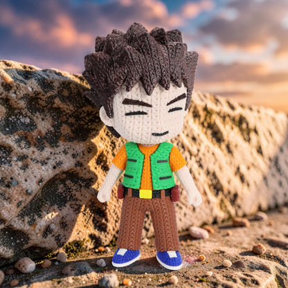Knitted Monster – Steiniger Begleiter im Strick-Look Whale 3D Studio