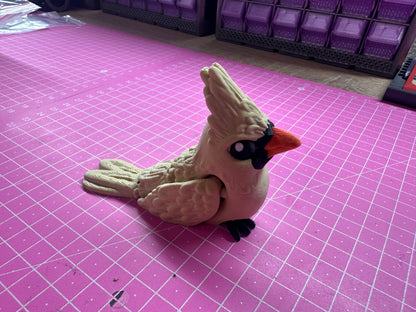 Tiny Cardinal – Kleiner Wintervogel voller Wärme Cinderwing3D