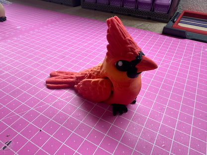 Tiny Cardinal – Kleiner Wintervogel voller Wärme Cinderwing3D
