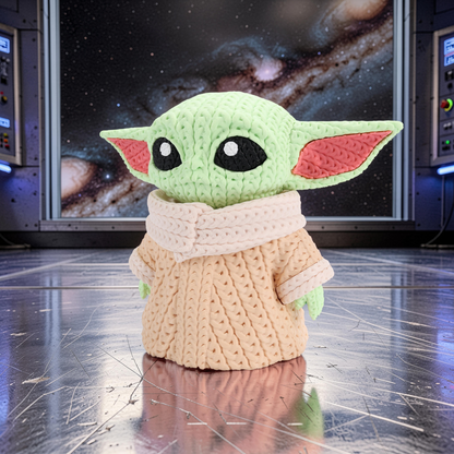 Knitted Space Companion – Süßer Alien im Strick-Look Whale 3D Studio