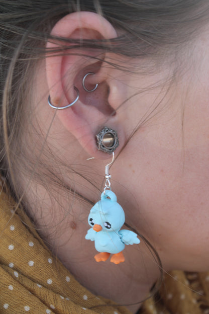 Goose Ohrringe – Verspielter Ohrschmuck mit Gänse-Charme Layers in Green