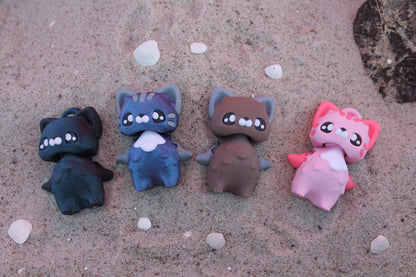 Cat Pixie mit Schlüsselanhänger – Magischer Begleiter für unterwegs Layers in Green