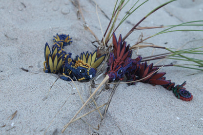 Baby Steampunk Dragon Winged – Fliegende Mechanik voller Magie Cinderwing3D