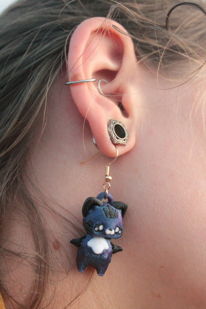 Cat Pixie Ohrringe – Magischer Ohrschmuck im Fantasy-Stil Layers in Green