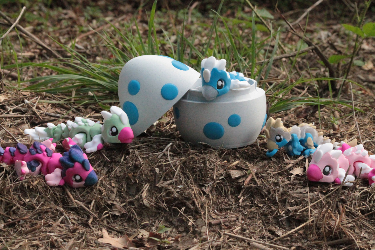 Velociraptor + Ei – Detailreiche Dinofigur für Sammler Layers in Green