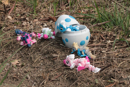 Velociraptor + Ei – Detailreiche Dinofigur für Sammler Layers in Green