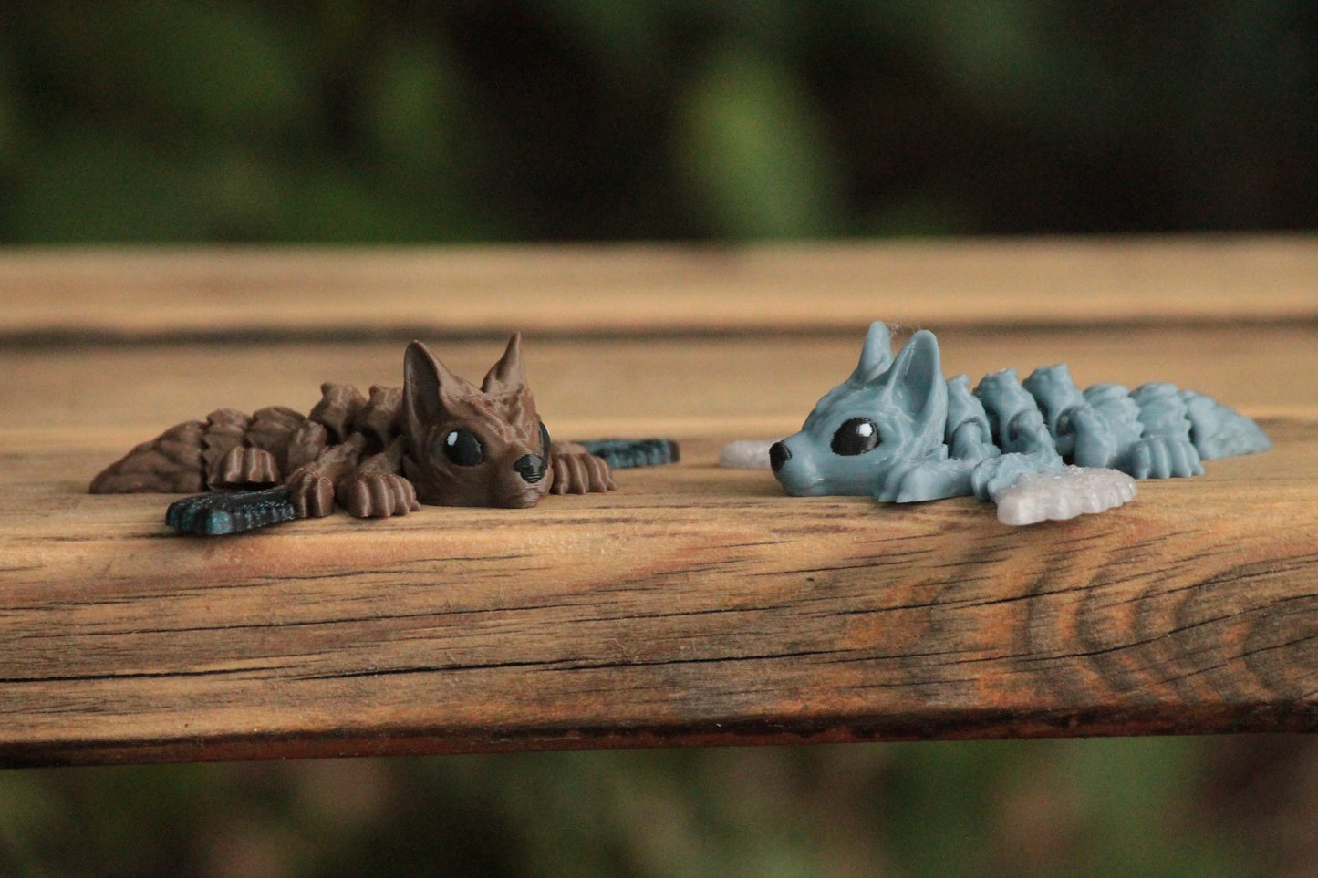 Tiny Wolf Winged – Mystische Wolfsfigur mit Flügeln Cinderwing3D