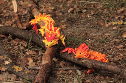 Solar Dragon – Strahlende Drachenfigur in Normal & Winged Cinderwing3D