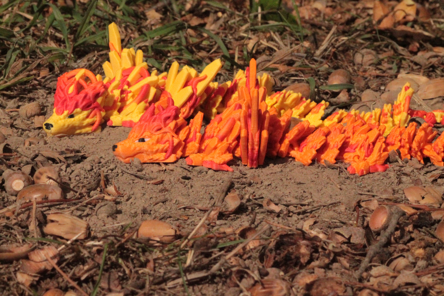 Solar Dragon – Strahlende Drachenfigur in Normal & Winged Cinderwing3D