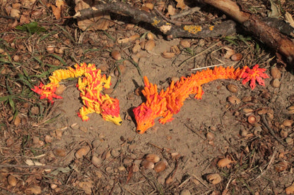 Solar Dragon – Strahlende Drachenfigur in Normal & Winged Cinderwing3D