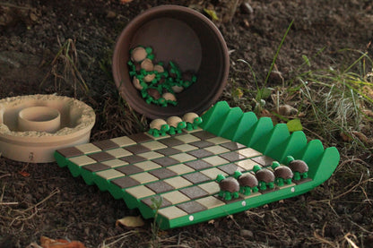 Cackti Chess Set + Damenfiguren & Aufbewahrung – Einzigartiges Fantasy-Schach ForgeCore