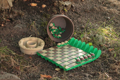 Cackti Chess Set + Damenfiguren & Aufbewahrung – Einzigartiges Fantasy-Schach ForgeCore