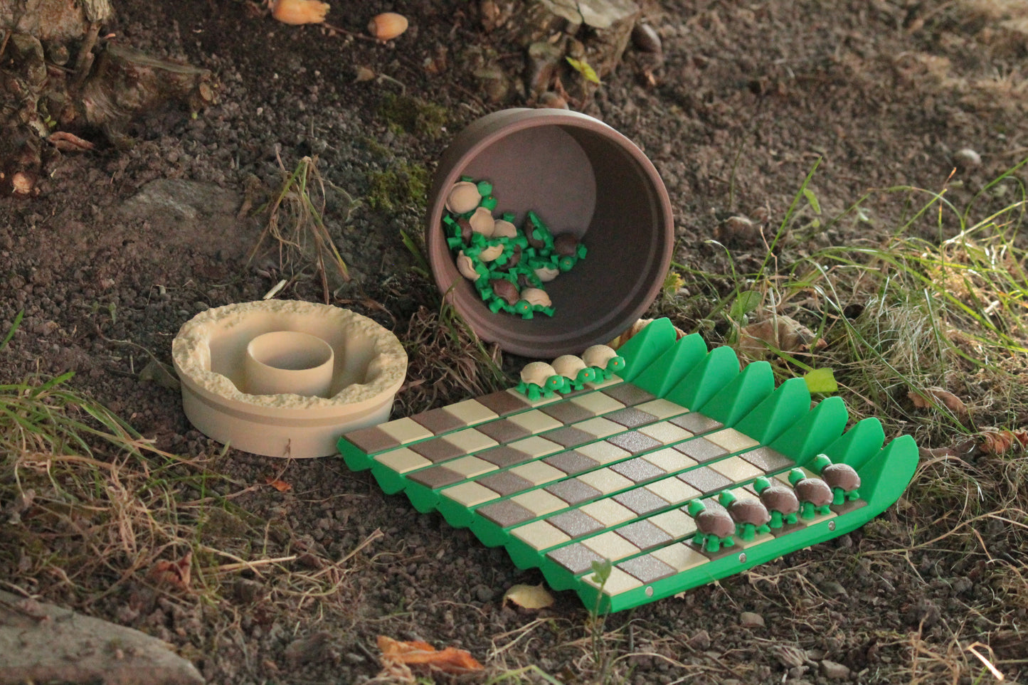 Cackti Chess Set + Damenfiguren & Aufbewahrung – Einzigartiges Fantasy-Schach ForgeCore