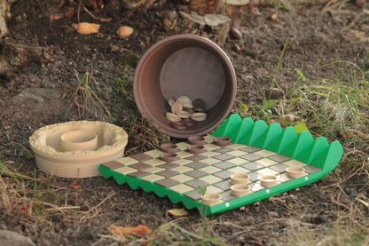 Cackti Chess Set + Damenfiguren & Aufbewahrung – Einzigartiges Fantasy-Schach ForgeCore