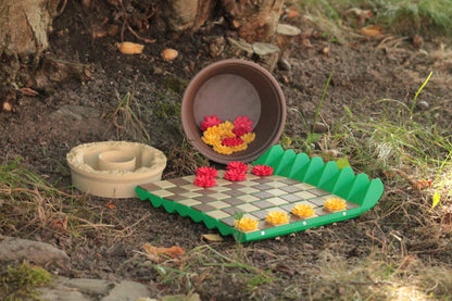 Cackti Chess Set + Damenfiguren & Aufbewahrung – Einzigartiges Fantasy-Schach ForgeCore