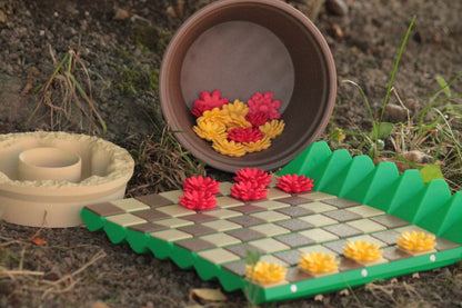 Cackti Chess Set + Damenfiguren & Aufbewahrung – Einzigartiges Fantasy-Schach ForgeCore