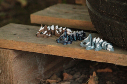 Tiny Wolf Crystal – Mystische Wolfsfigur mit Kristall-Flair Cinderwing3D