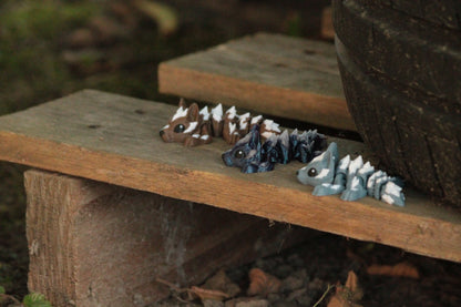 Tiny Wolf Crystal – Mystische Wolfsfigur mit Kristall-Flair Cinderwing3D