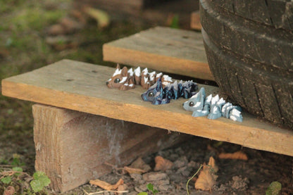 Tiny Wolf Crystal – Mystische Wolfsfigur mit Kristall-Flair Cinderwing3D