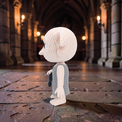 Hauself im Stricklook – Magische Sammlerfigur mit Herz Whale 3D Studio