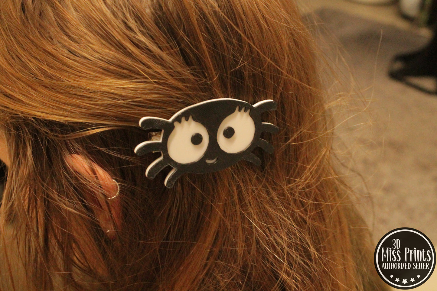 Halloween Spider Hairclip – Gruselig-schöner Haarschmuck 3D Miss Prints