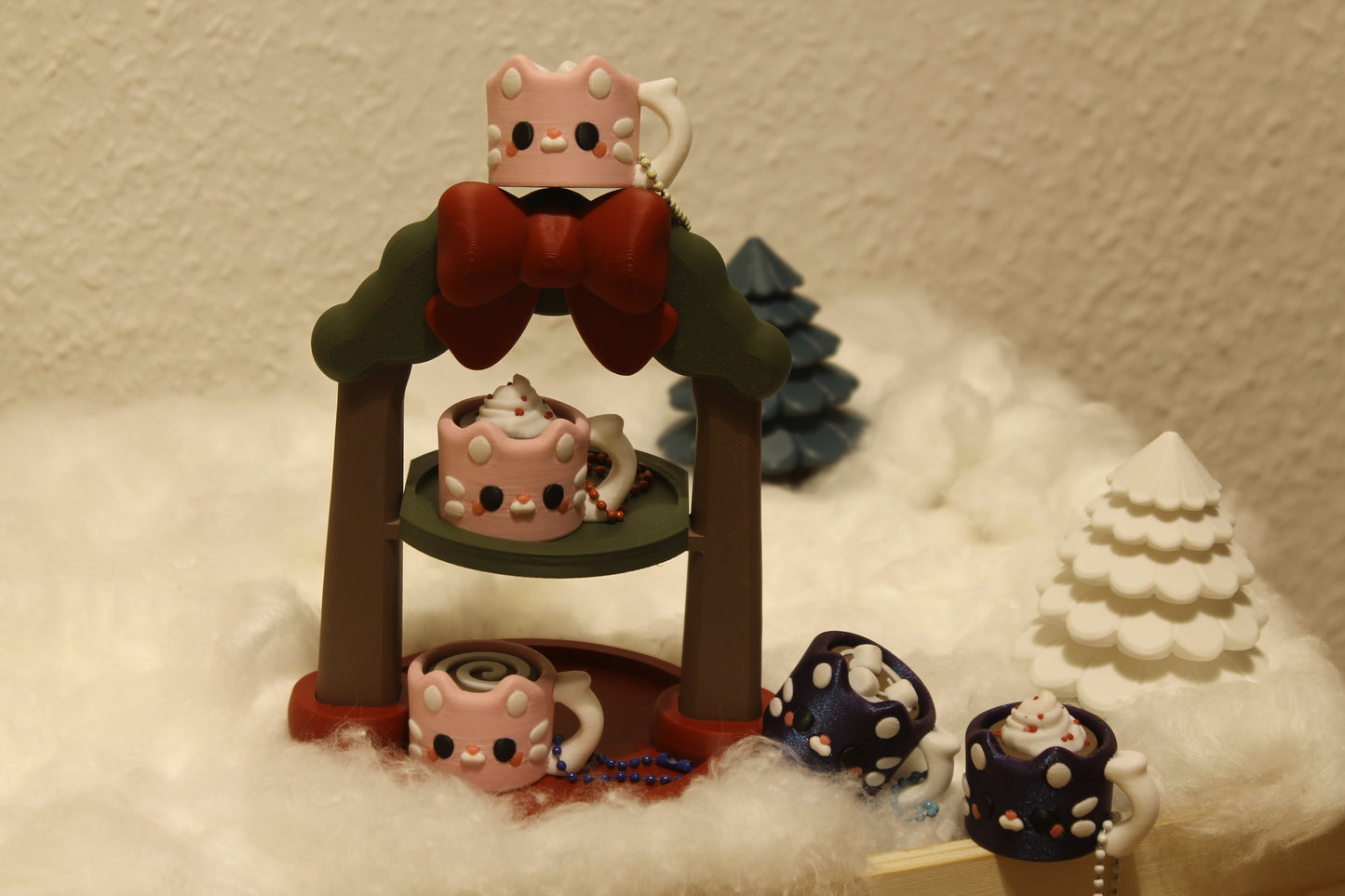 Kitty Mug Klicker – Süße Dessert-Magie im Mini-Format Layers in Green