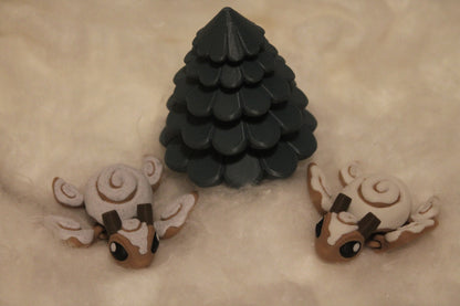 Cinnaswirl Turtle – Süße Zimtschnecken-Magie in Schildkrötenform Cinderwing3D