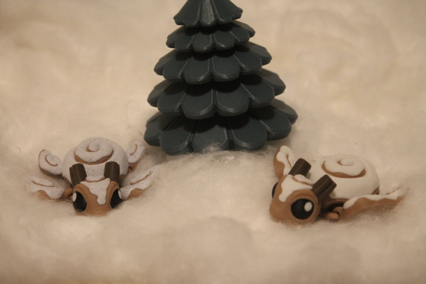 Cinnaswirl Turtle – Süße Zimtschnecken-Magie in Schildkrötenform Cinderwing3D