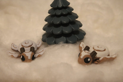 Cinnaswirl Turtle – Süße Zimtschnecken-Magie in Schildkrötenform Cinderwing3D