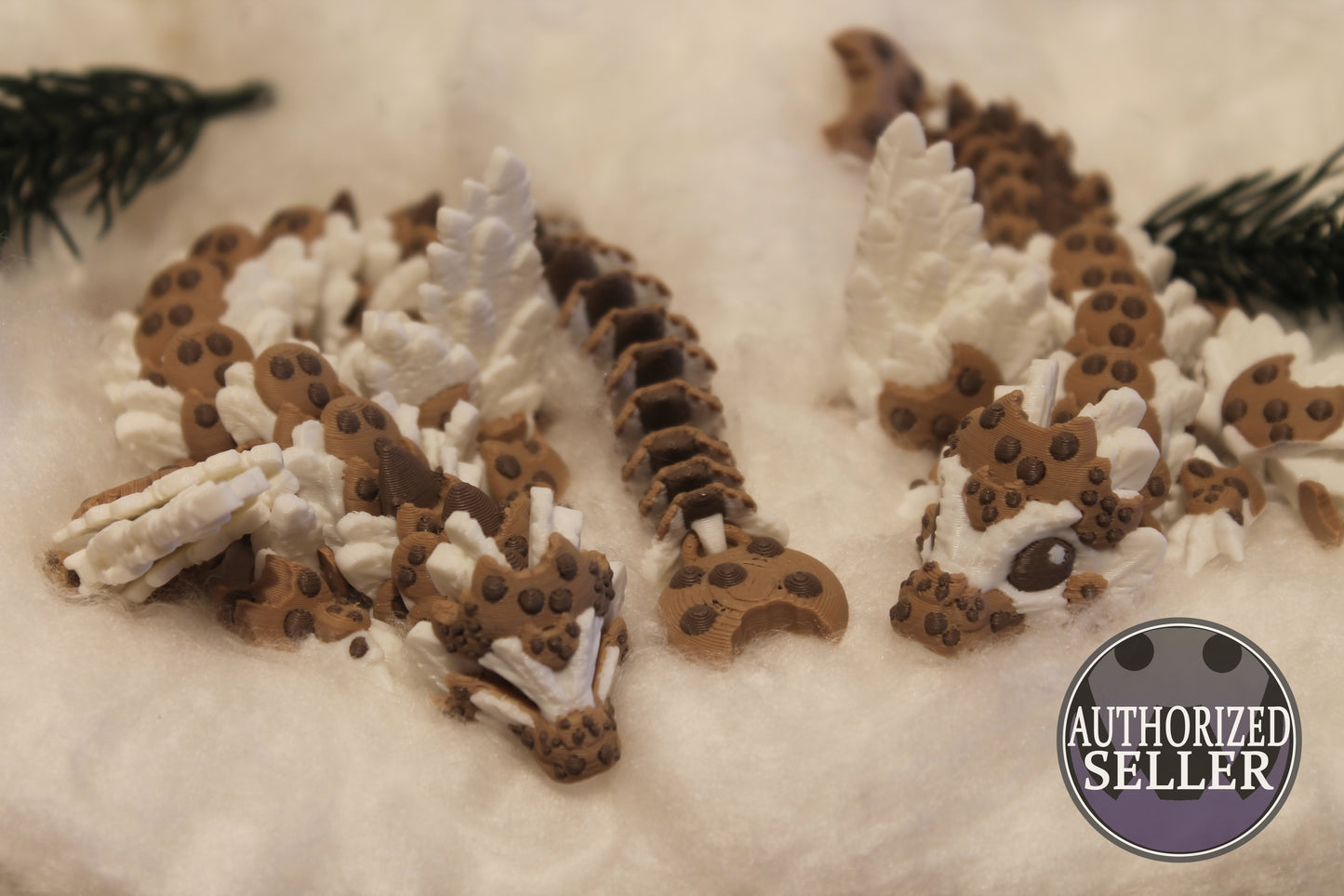 Chocolate Chip Cookie Dragon – Süßer Keksdrache voller Magie Cinderwing3D